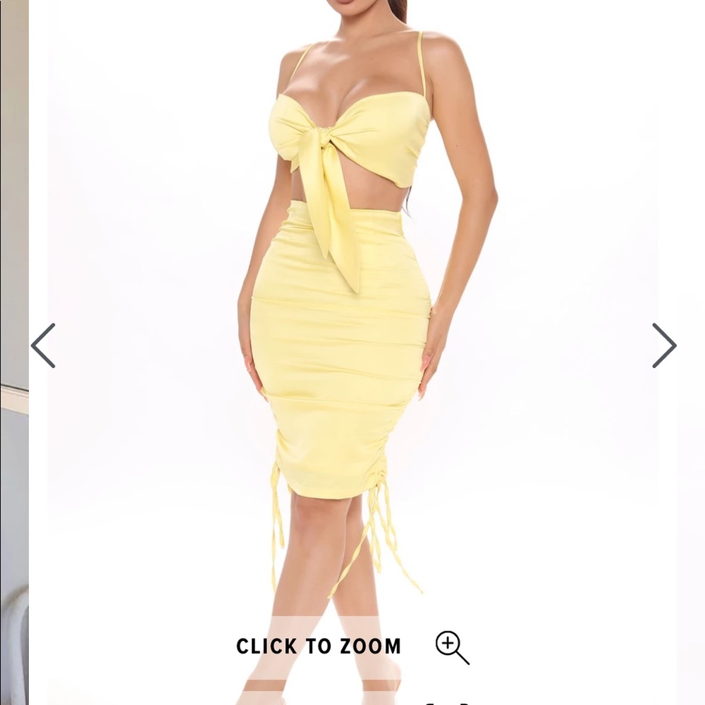 Fashion nova skirt set